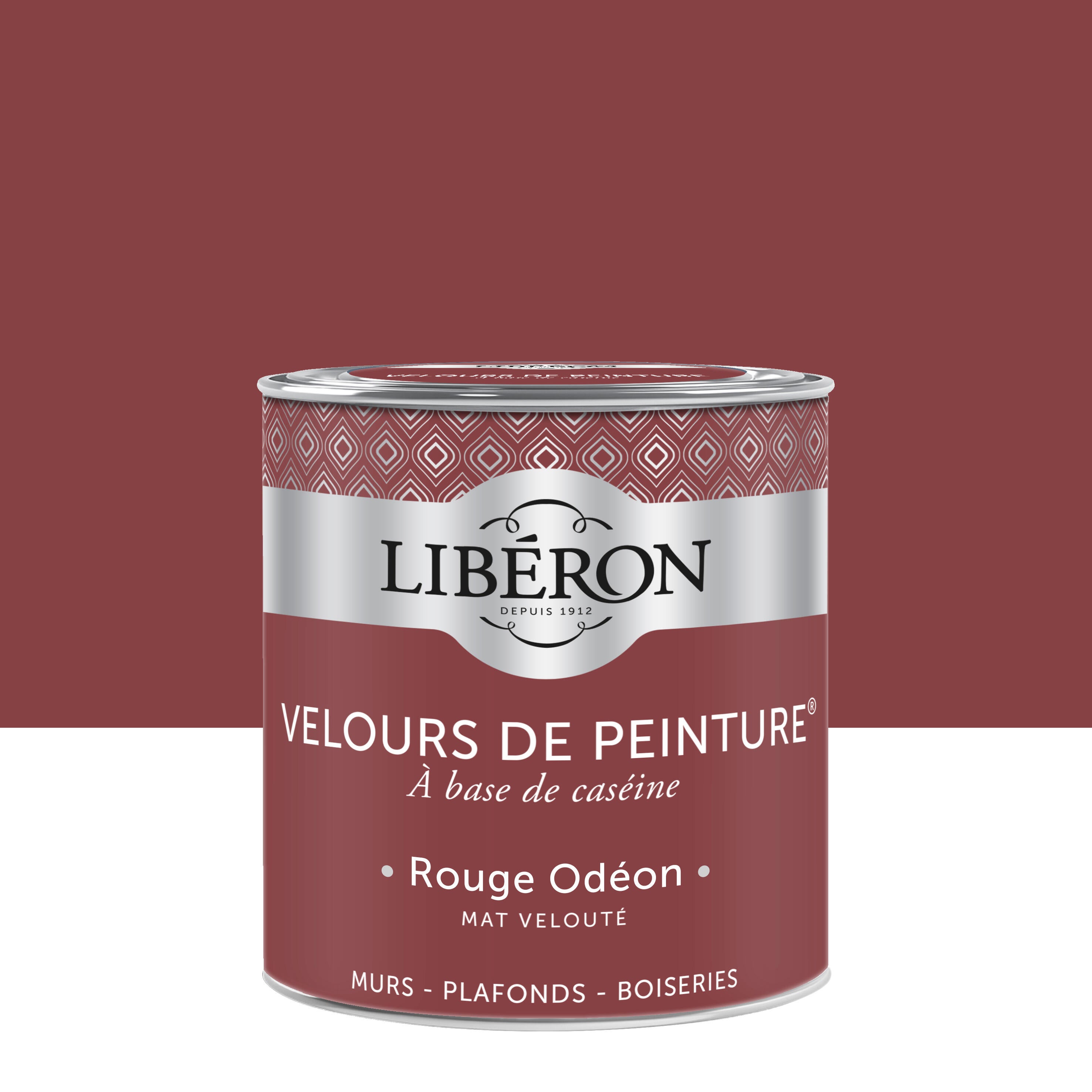 Peinture mur, plafond rouge odéon velours LIBÉRON Velours de peinture ...