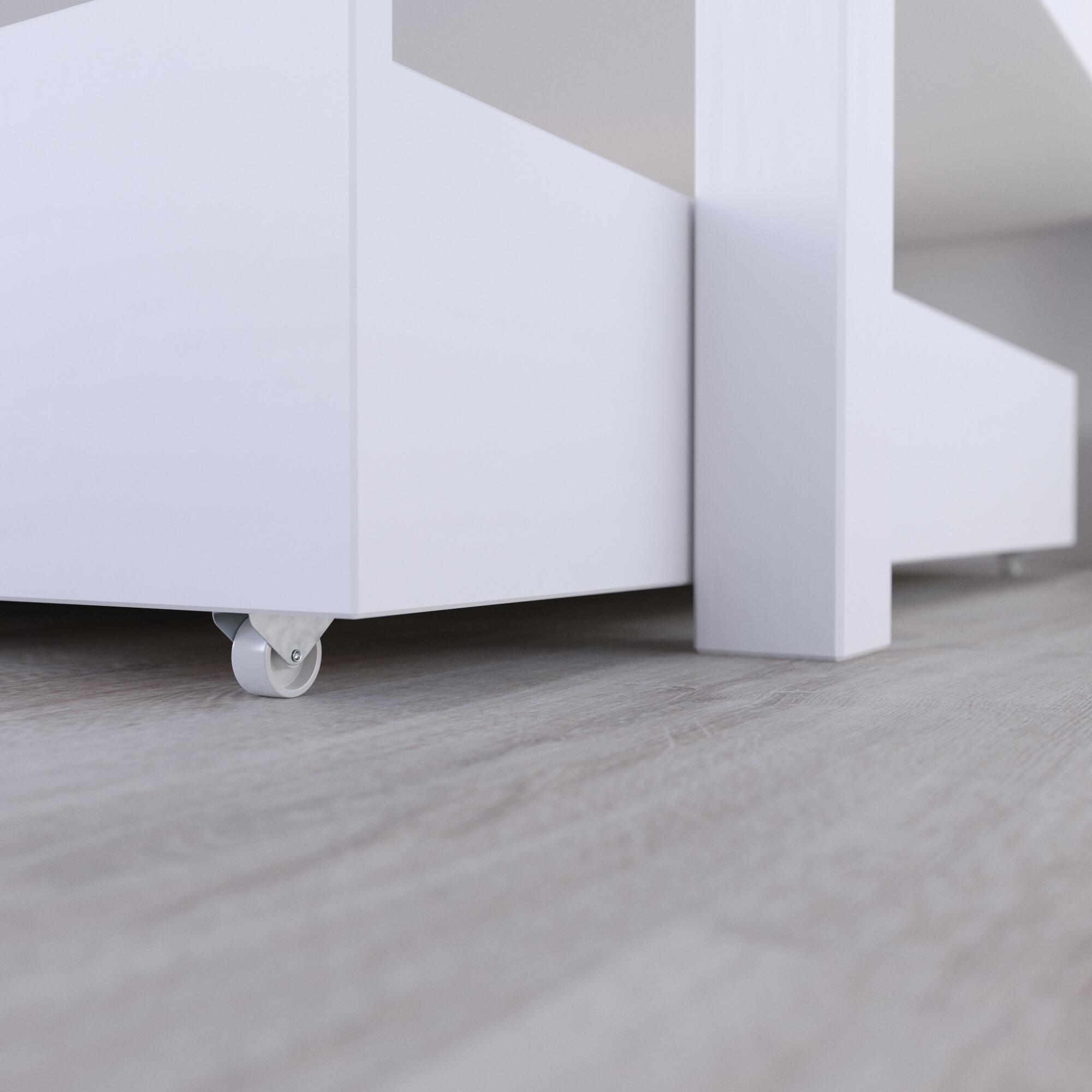 Roue fixe sur plaque diam.25 mm - 2