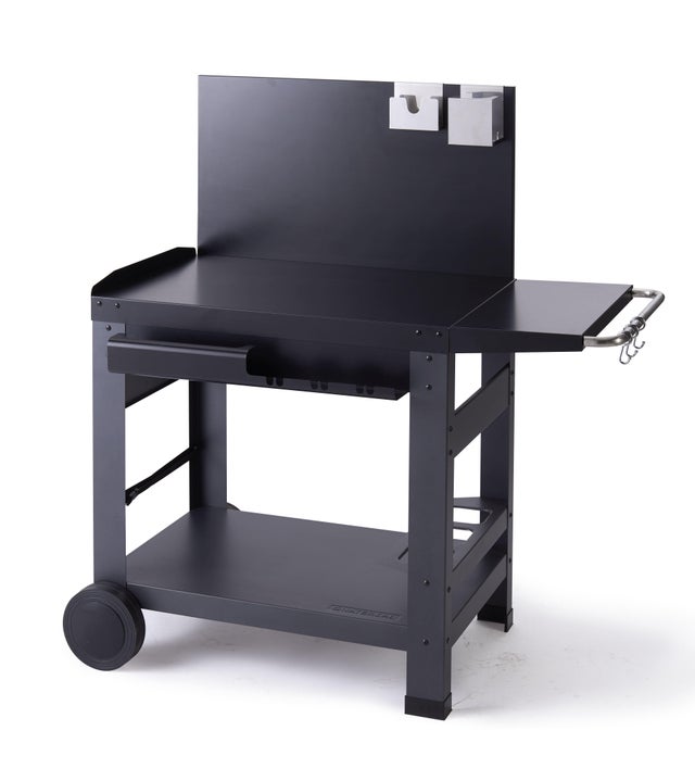 Chariot pour plancha NATERIAL VENTURA, gris / argent