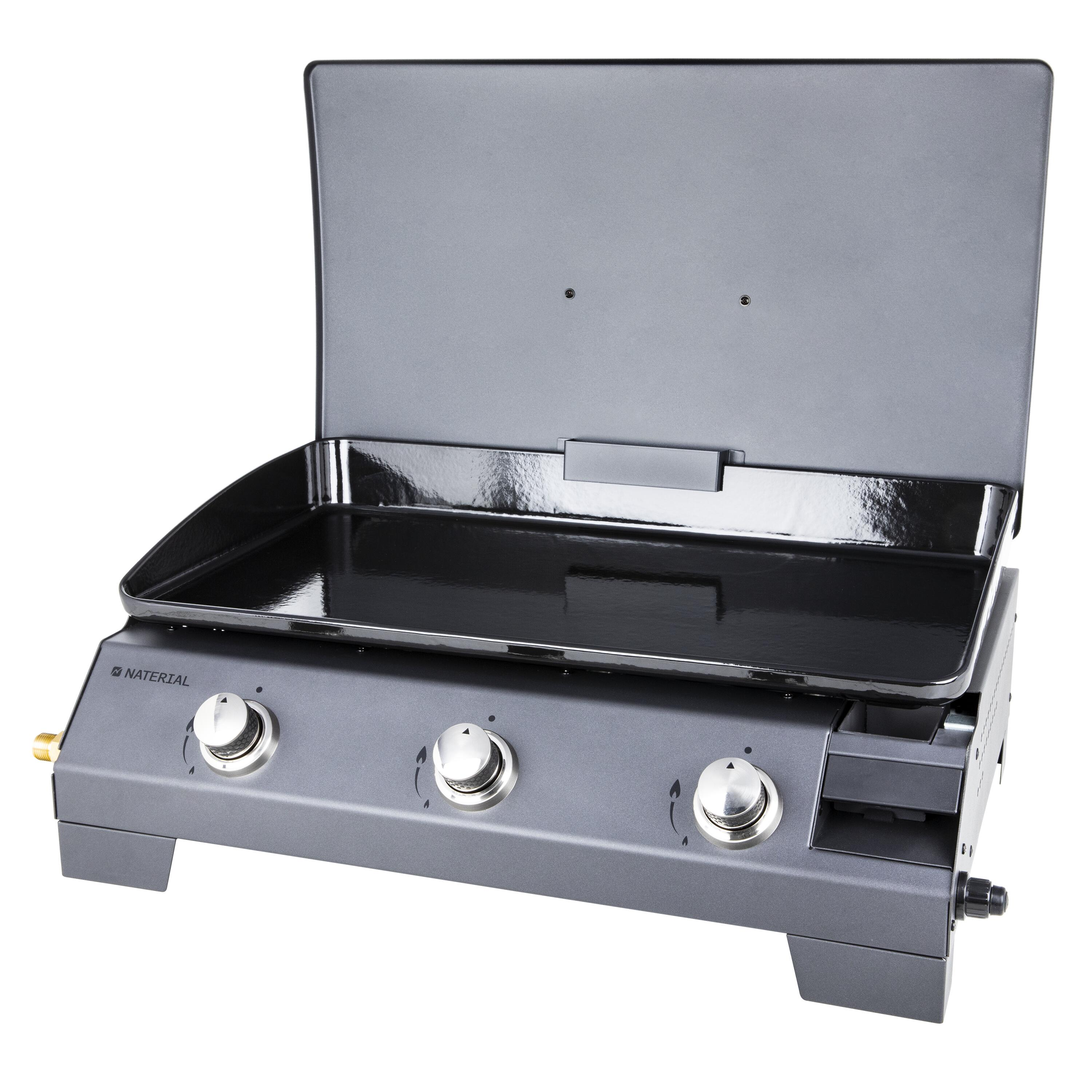 Plancha au gaz NATERIAL MURCIA, gris - 5