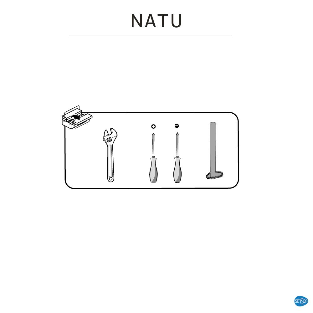 Mitigeur de lavabo chrome S, Natu, SENSEA - 8