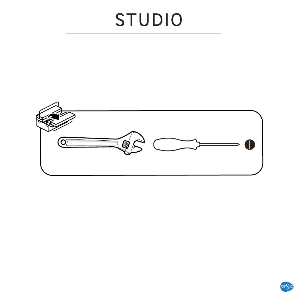 Mitigeur de lavabo chrome M, Studio, SENSEA - 13