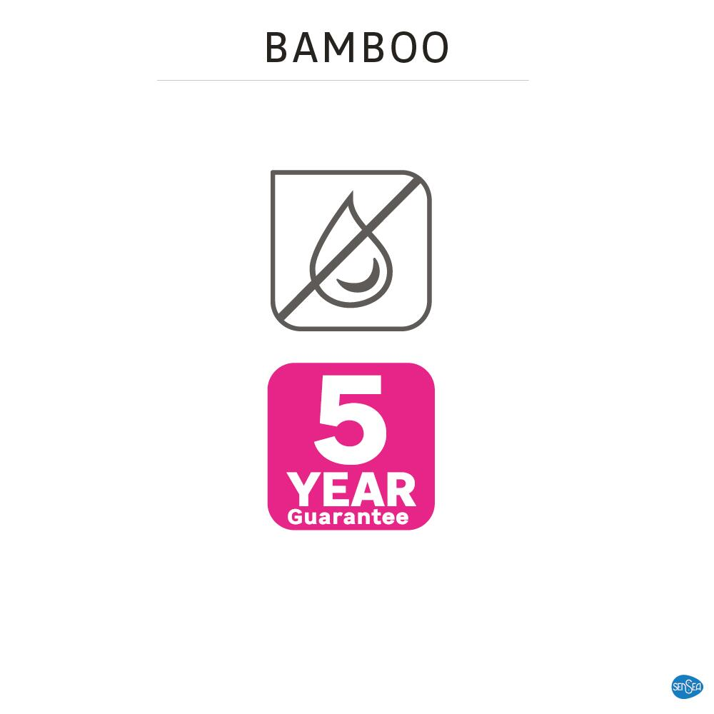 Lot de Organiseur Organiseur marron Bambou SENSEA - 9