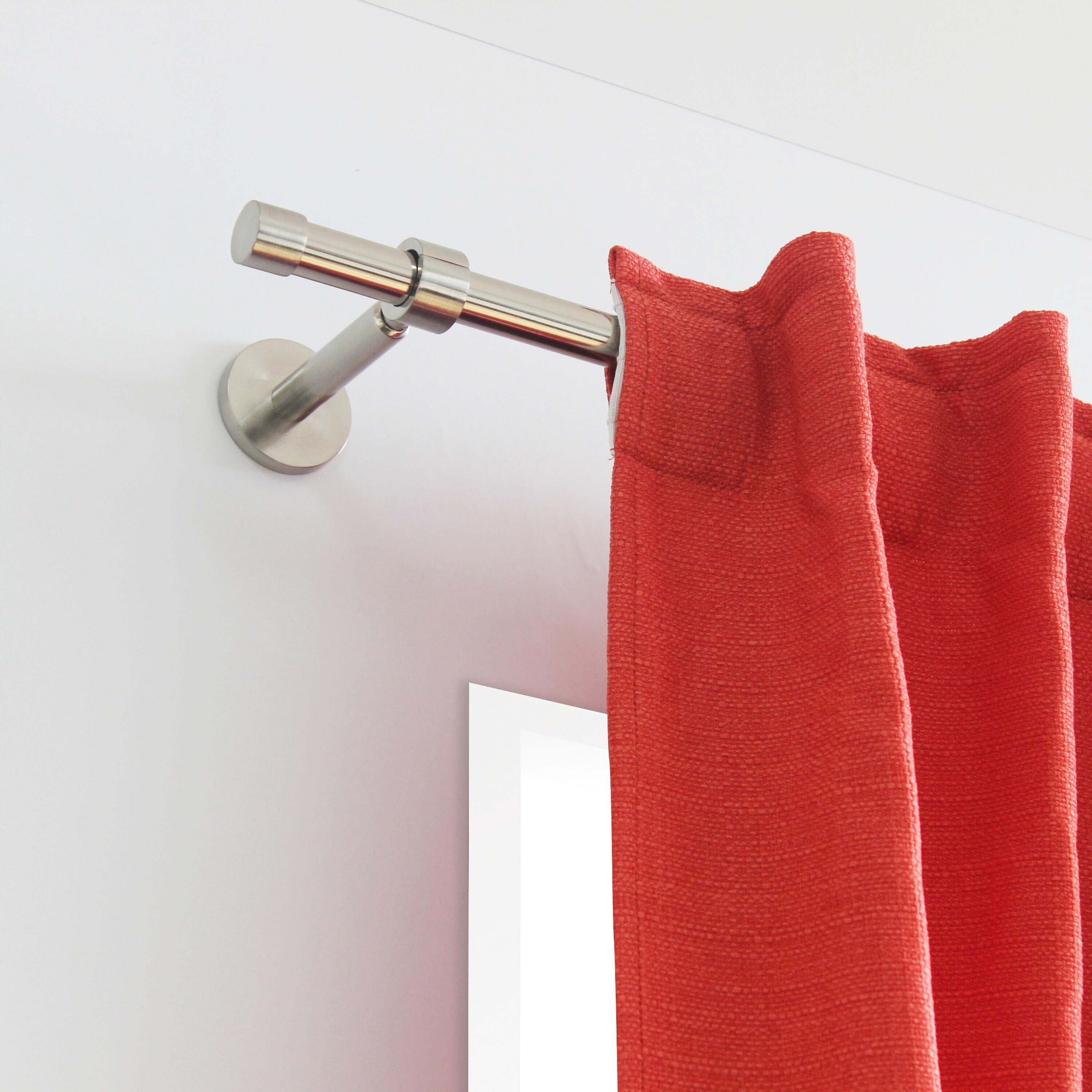 Lot de 2 embouts pour barre à rideau , Diam.20 mm argent Glam, INSPIRE - 2