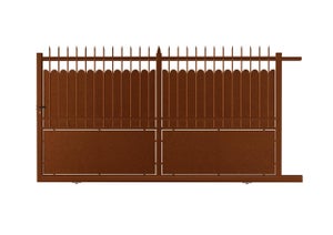 Coulissant acier Ambre PL. l.357xH.203cm ouv.droite Antico+ MARS liv.home
