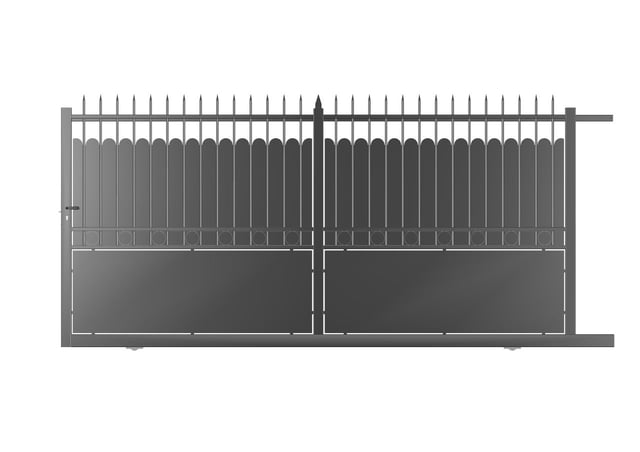 Coulissant acier Ambre PL. l.407xH.203cm Antico+ GR7016 liv.home