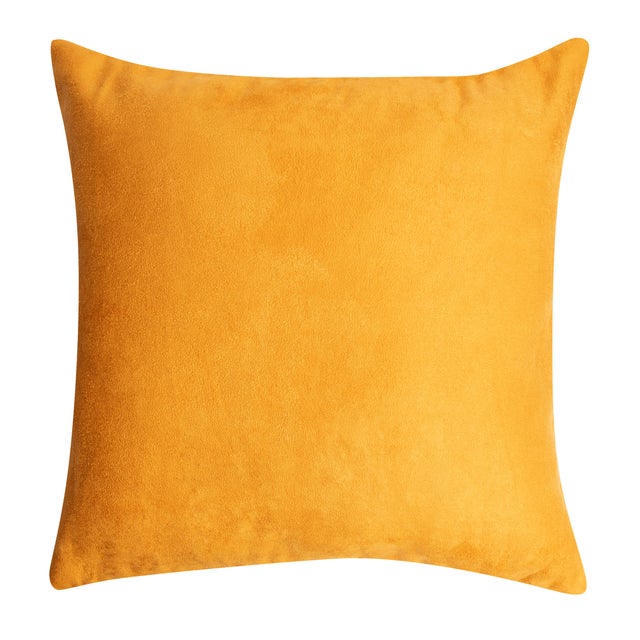Housse de coussin Newmanchester, jaune H.45 x l.45 cm