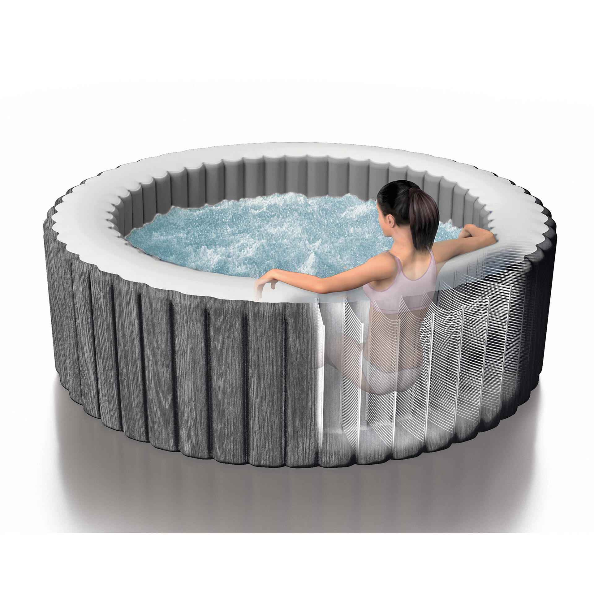 Pure Spa gonflable INTEX Baltik rond 4 places - 2