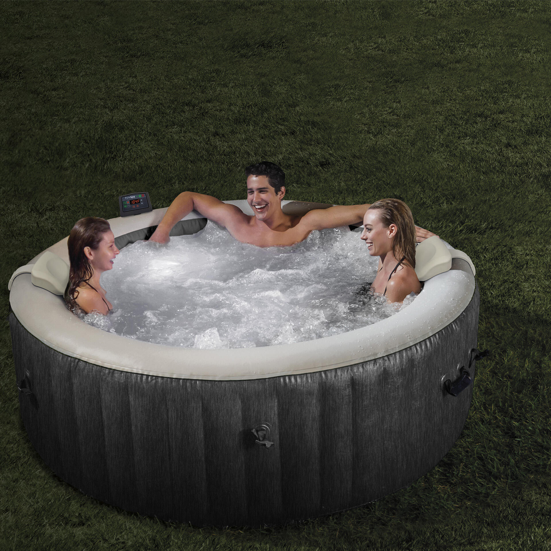 Pure Spa gonflable INTEX Baltik rond 4 places - 6