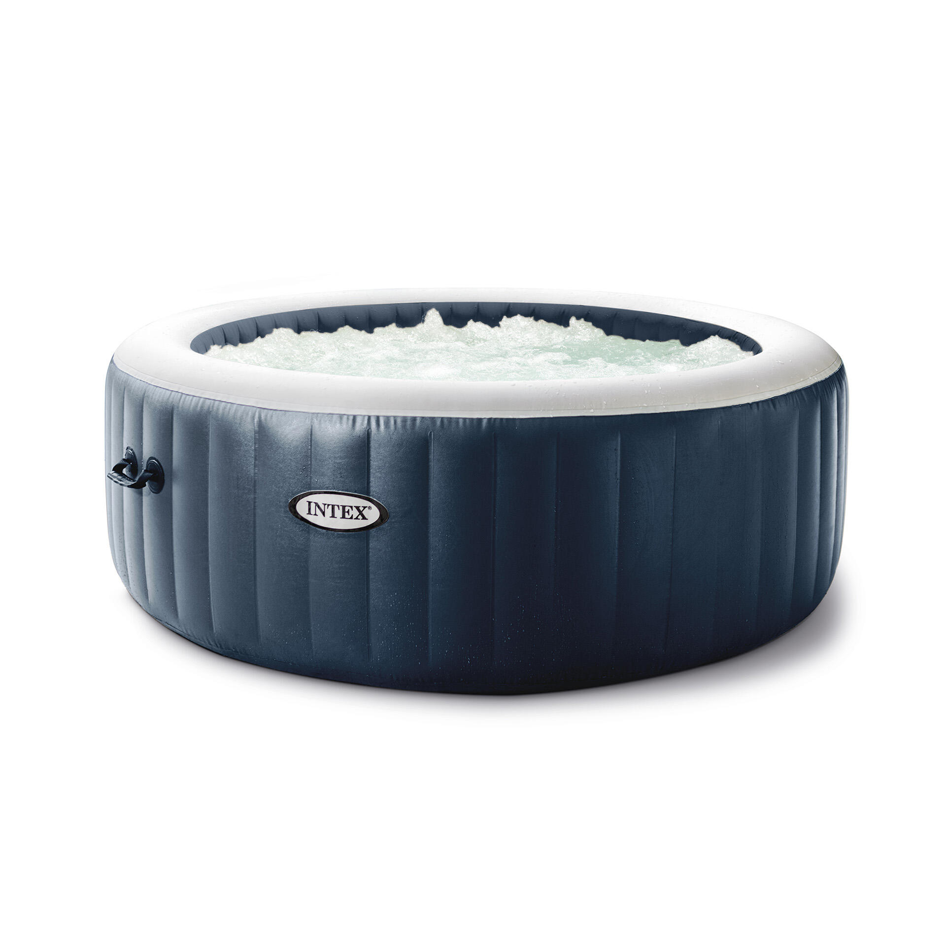 Pure Spa gonflable INTEX Blue Navy rond 4 places + Kit d'entretien - 7