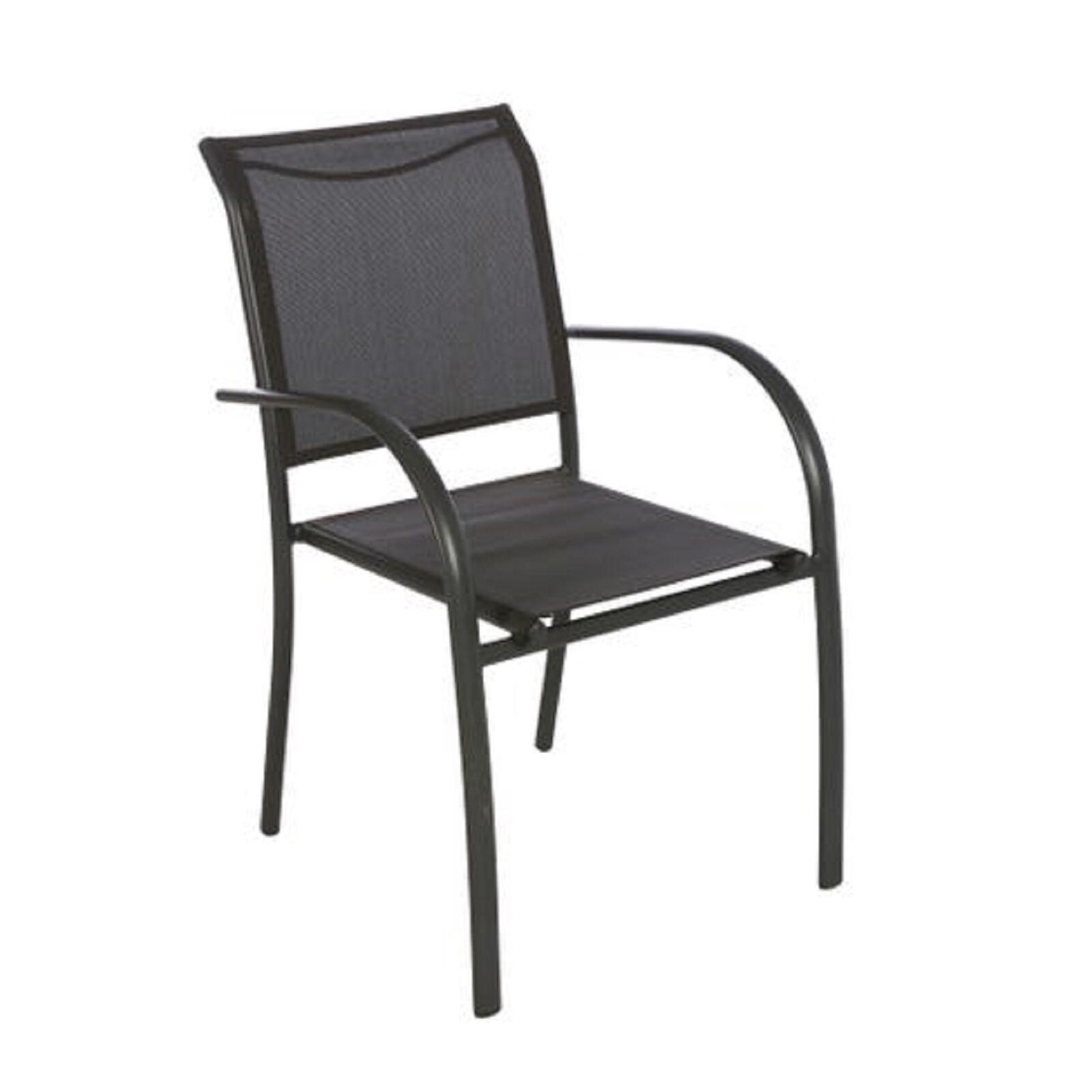 Fauteuil de jardin Piazza en aluminium gris - 2