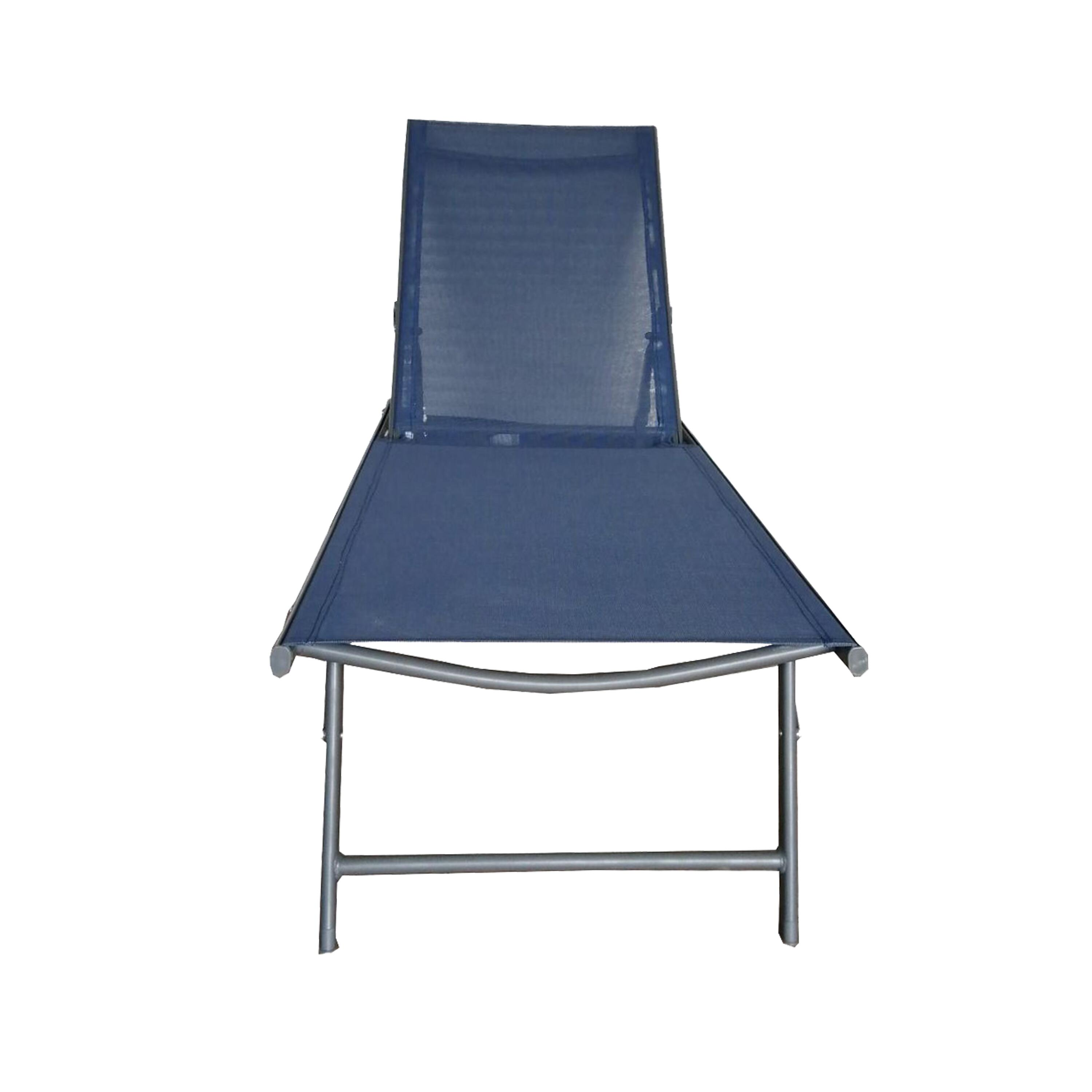 Bain de soleil en acier Mallorca bleu - 2