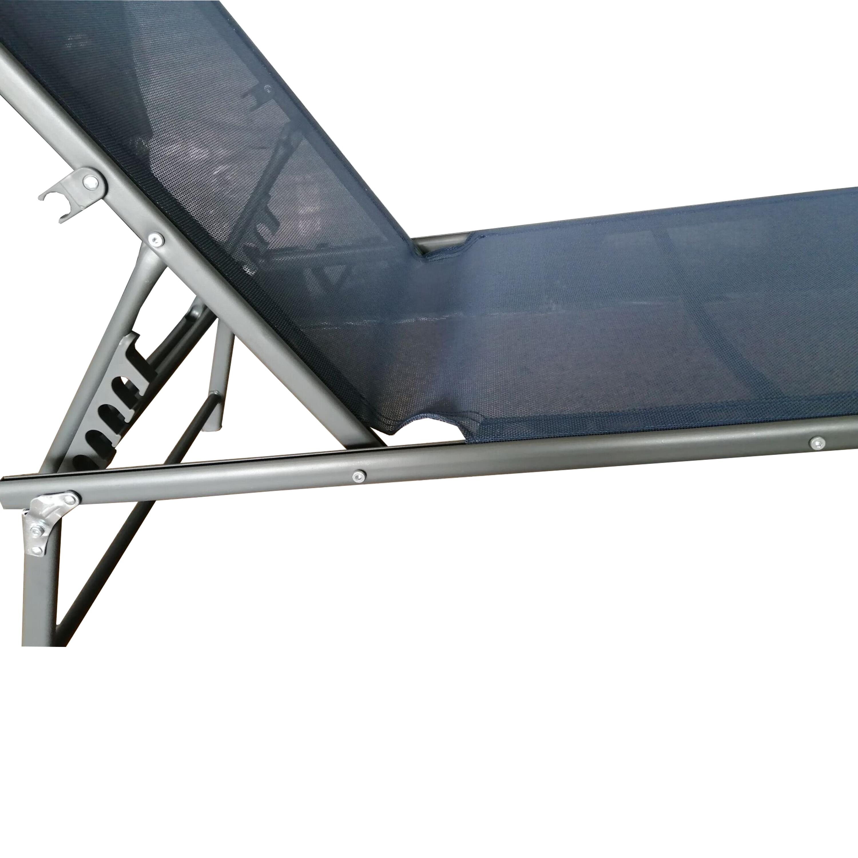 Bain de soleil en acier Mallorca bleu - 5