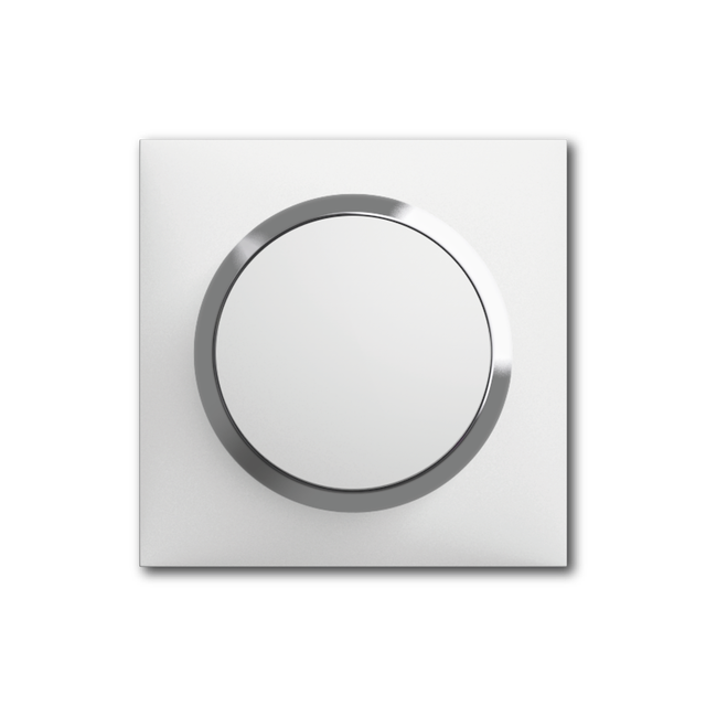 Poussoir complet, LEGRAND Dooxie, blanc chrome