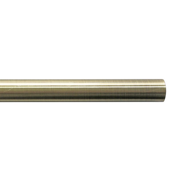 Tringle à rideau or antique Néo, L.150 cm, diam.20 mm, INSPIRE