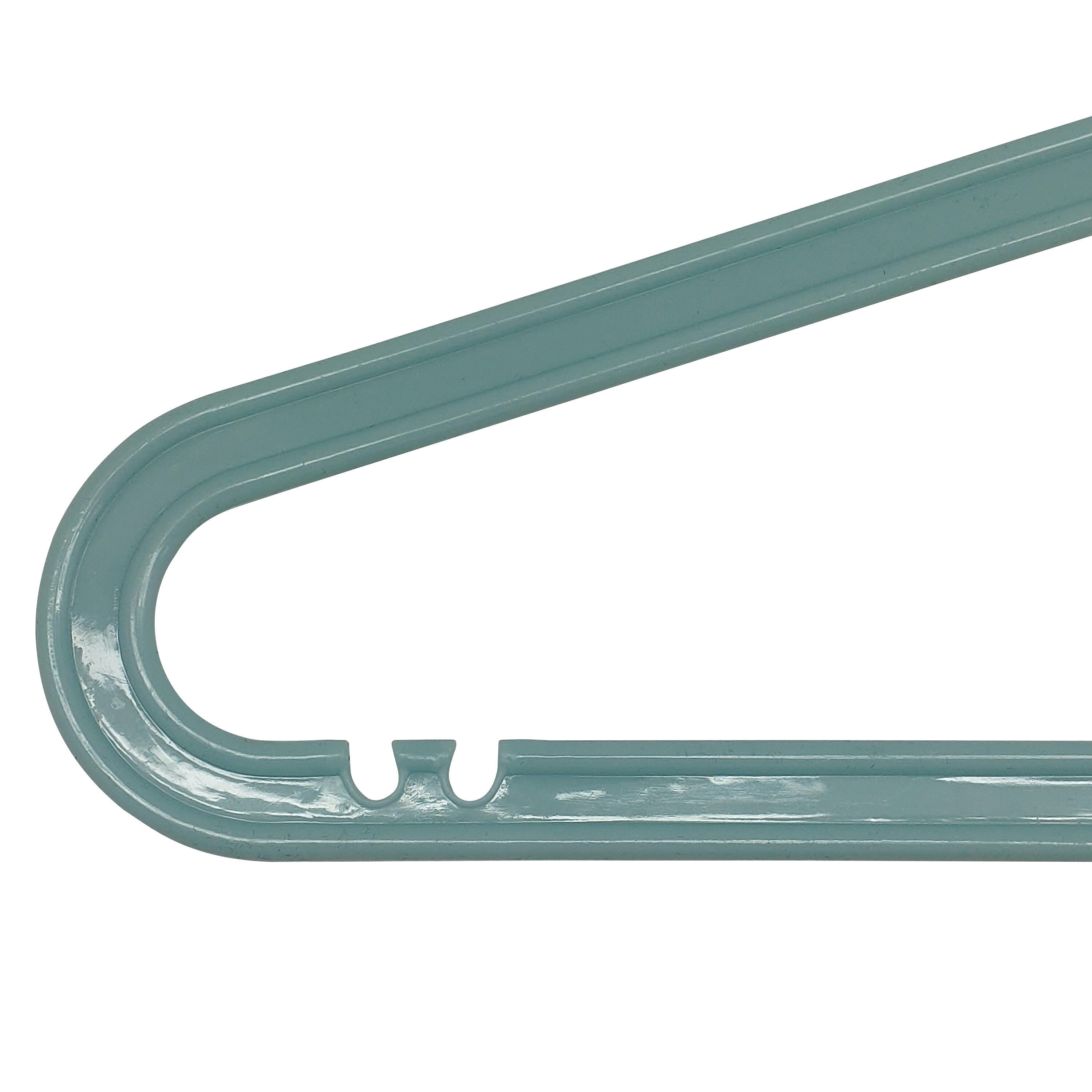 Lot de 4 cintres SPACEO polypropylène multicouleur, H.20.5 x l.34 x Ep.1.52 cm - 10