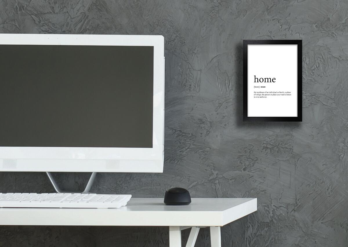 Stampa incorniciata Home multicolore 13 x 18 cm - 4