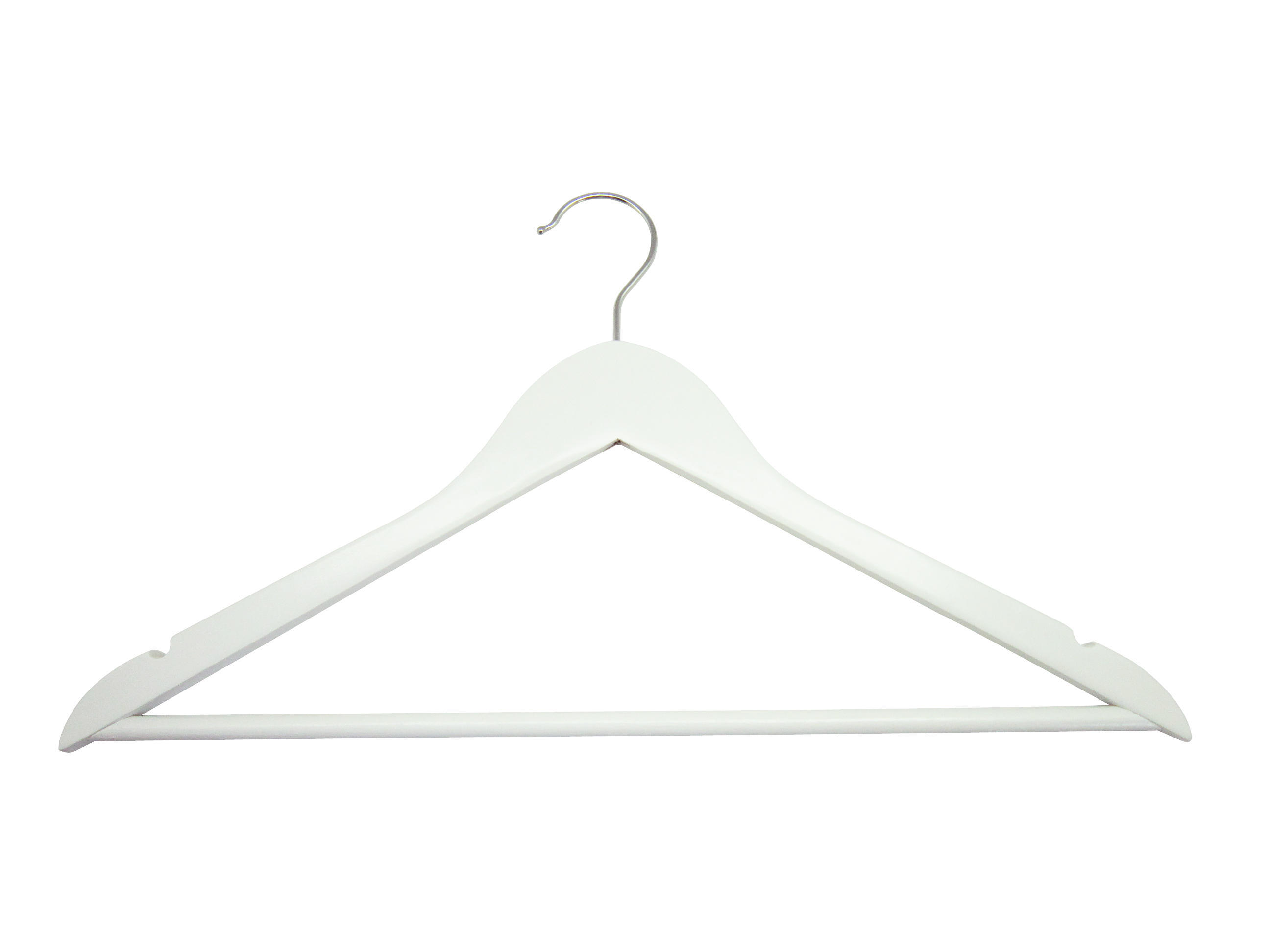 Set di 4 grucce antiscivolo L 44.5 x H 23 cm bianco - 14