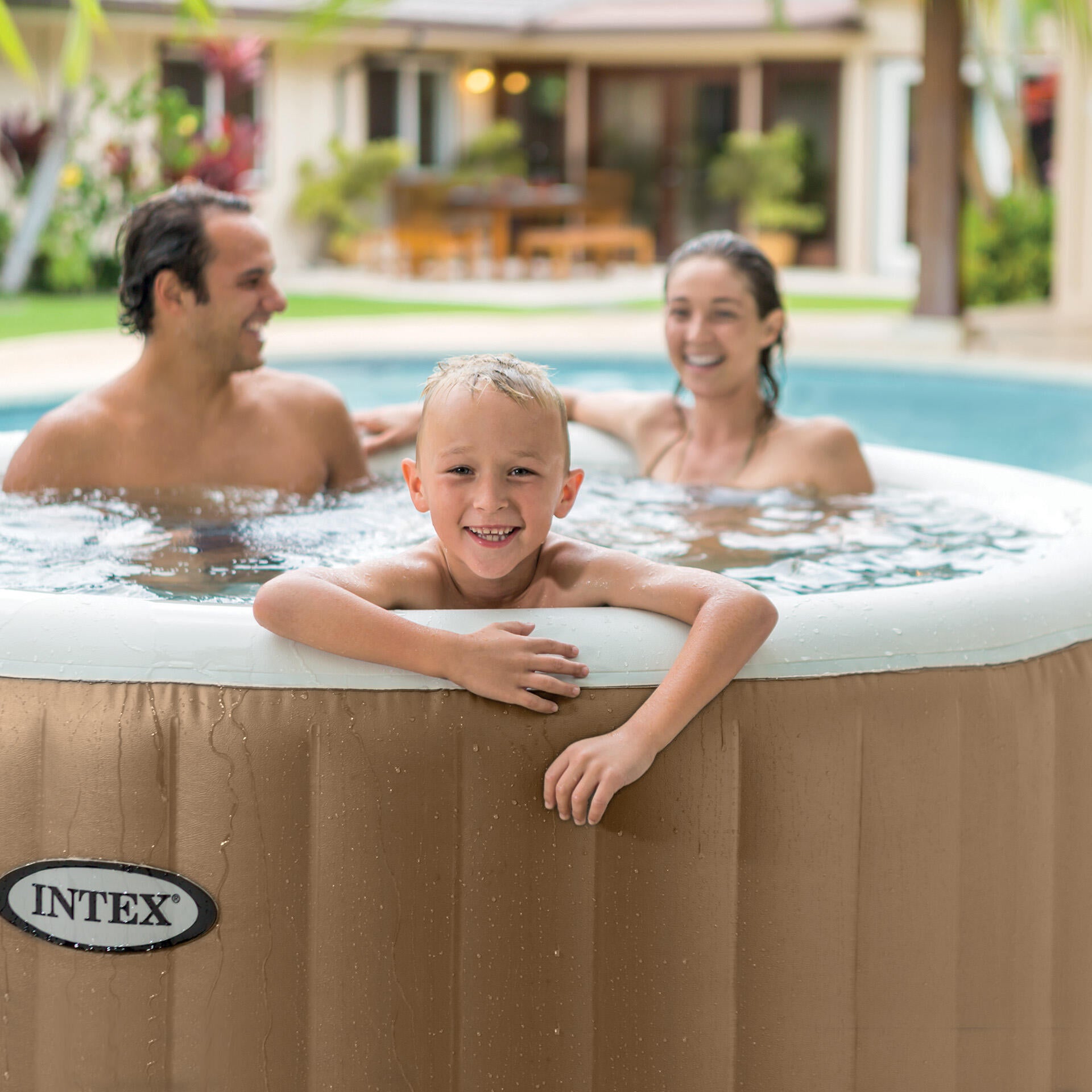 Pure spa gonflable INTEX Sahara rond 4 places - 7