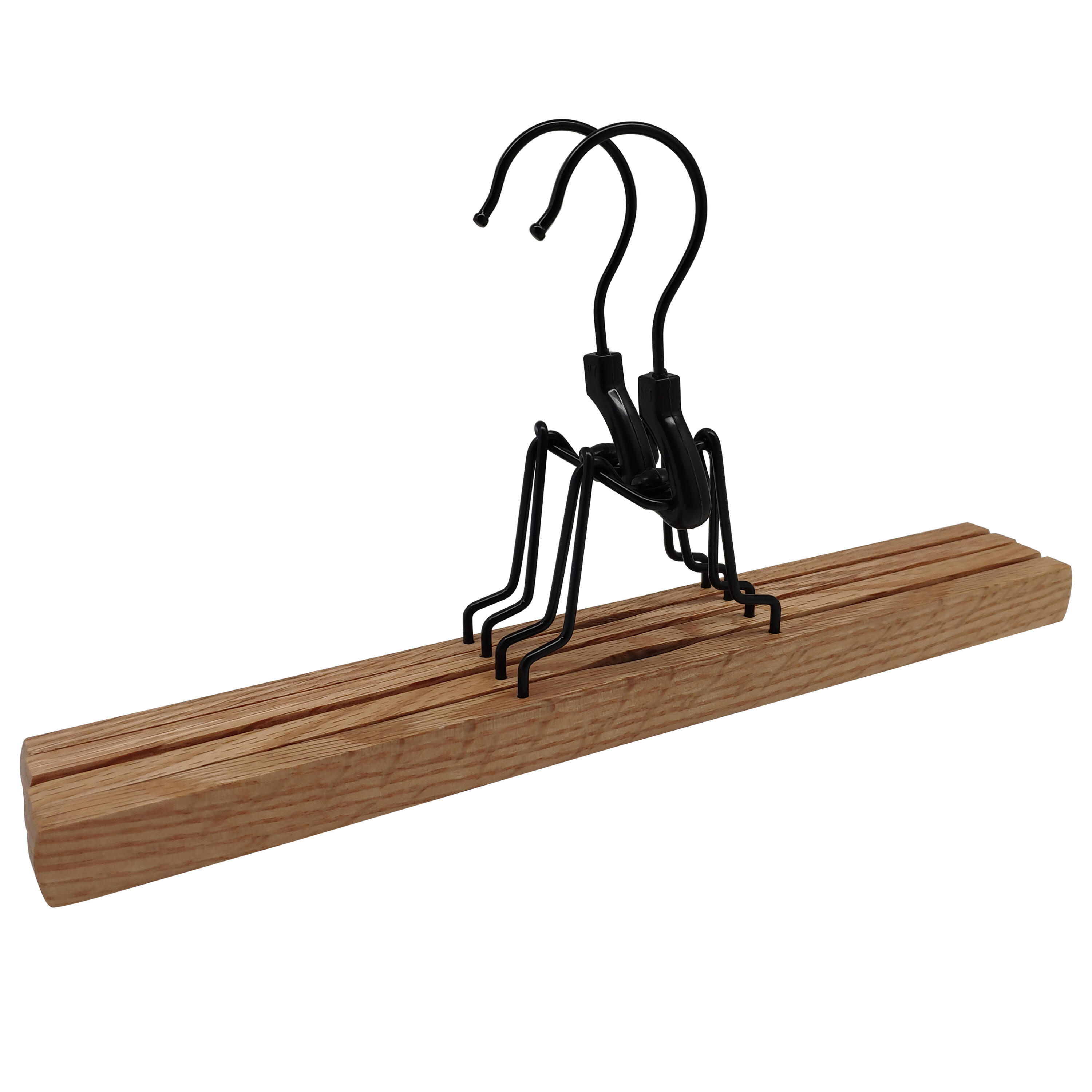 Cintre bois naturel, H.16 x l.32 x P.4 cm - 5