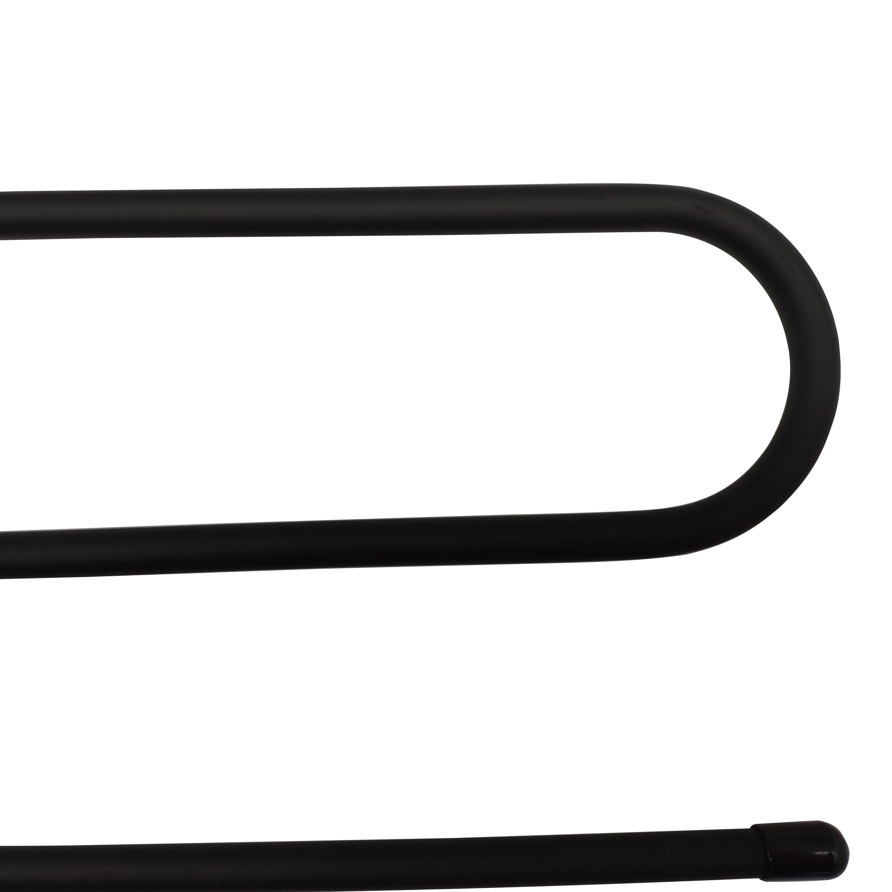 Cintre porte-pantalons métal noir, H.40 x l.31 x P.0.8 cm - 5