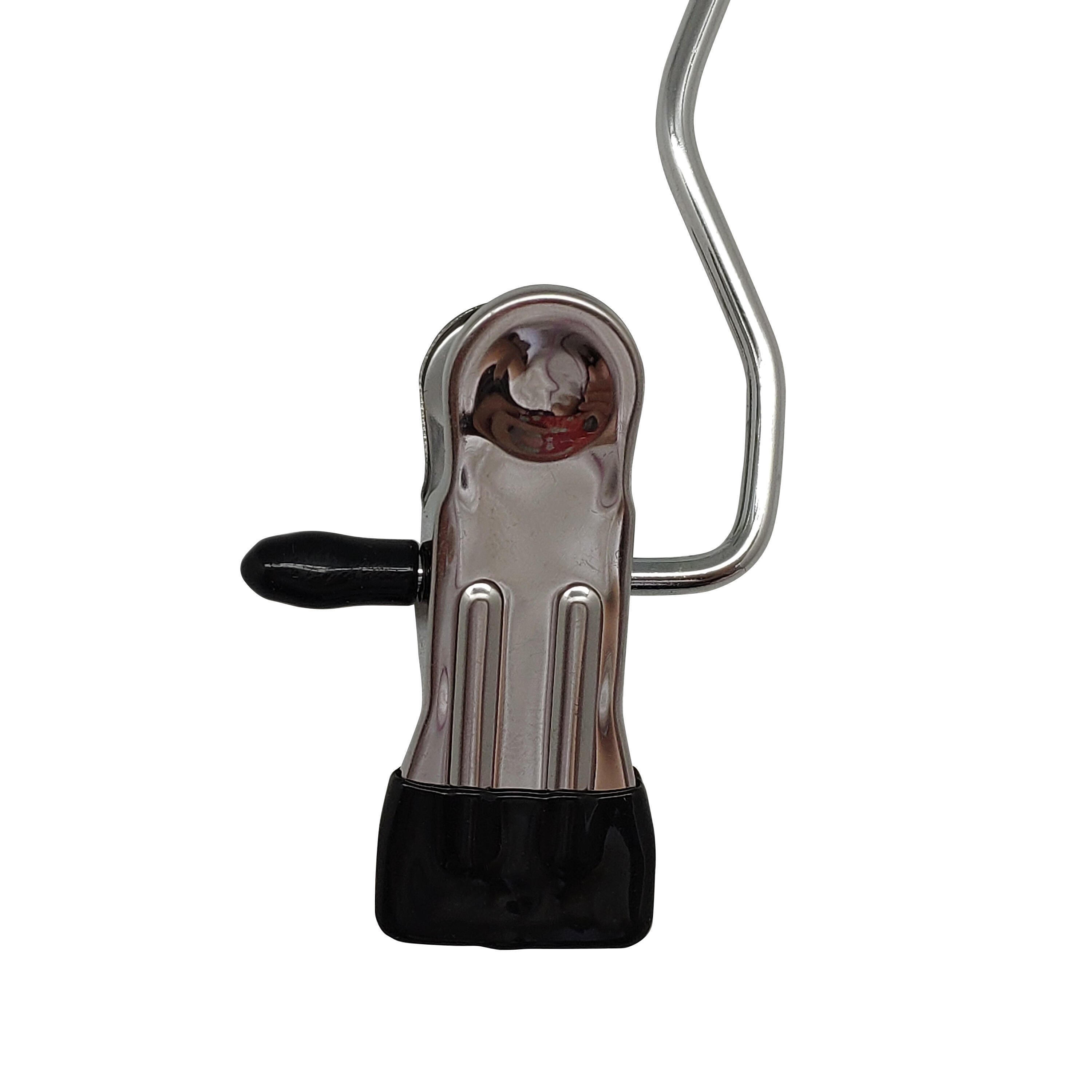 Cintre foulard métal noir, H.12 x l.5 x P.2.4 cm - 4