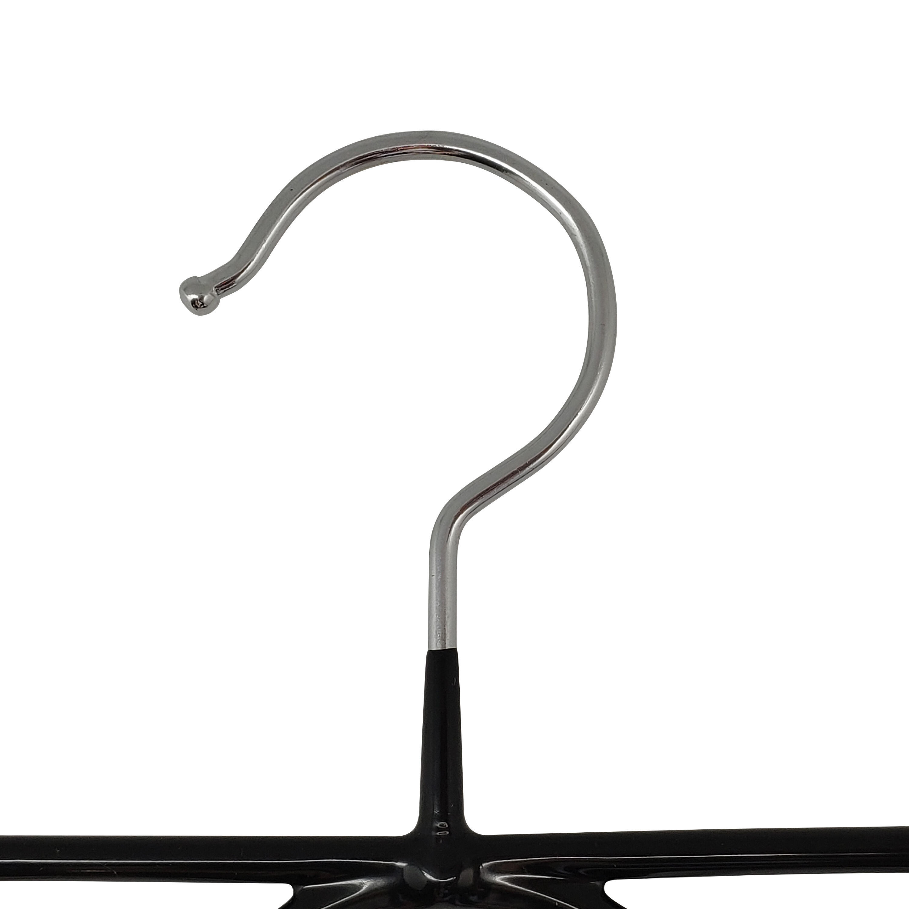 Cintre foulard métal avec revêtement pvc, H.42.5 x l.25.5 x P.0.5 cm - 4