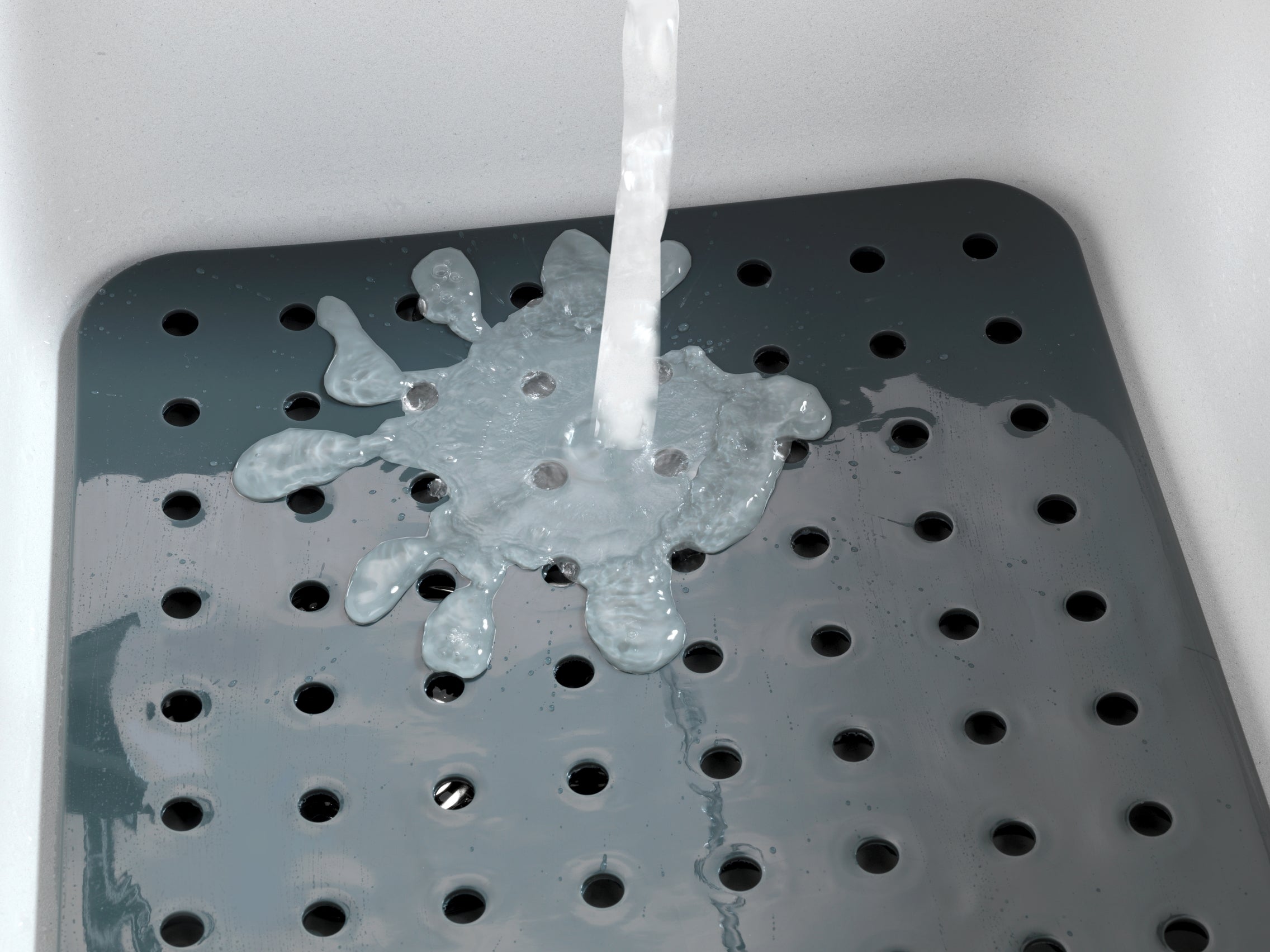 Tapis fond d'évier pvc Rectangulaire 31x27.5cm WENKO - 2