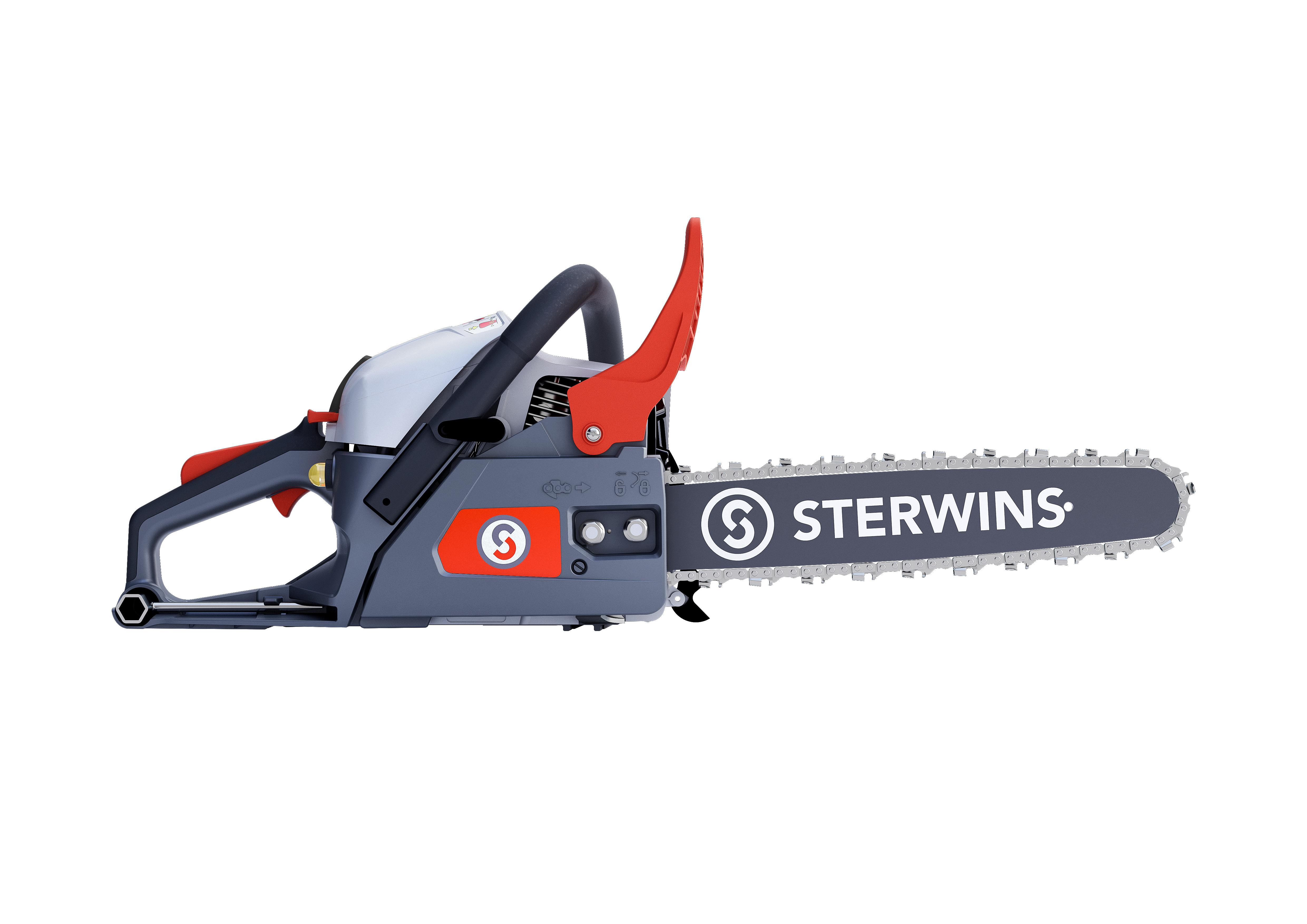 Tronçonneuse à essence STERWINS 37.2 cm³, guide de 35 cm - 4