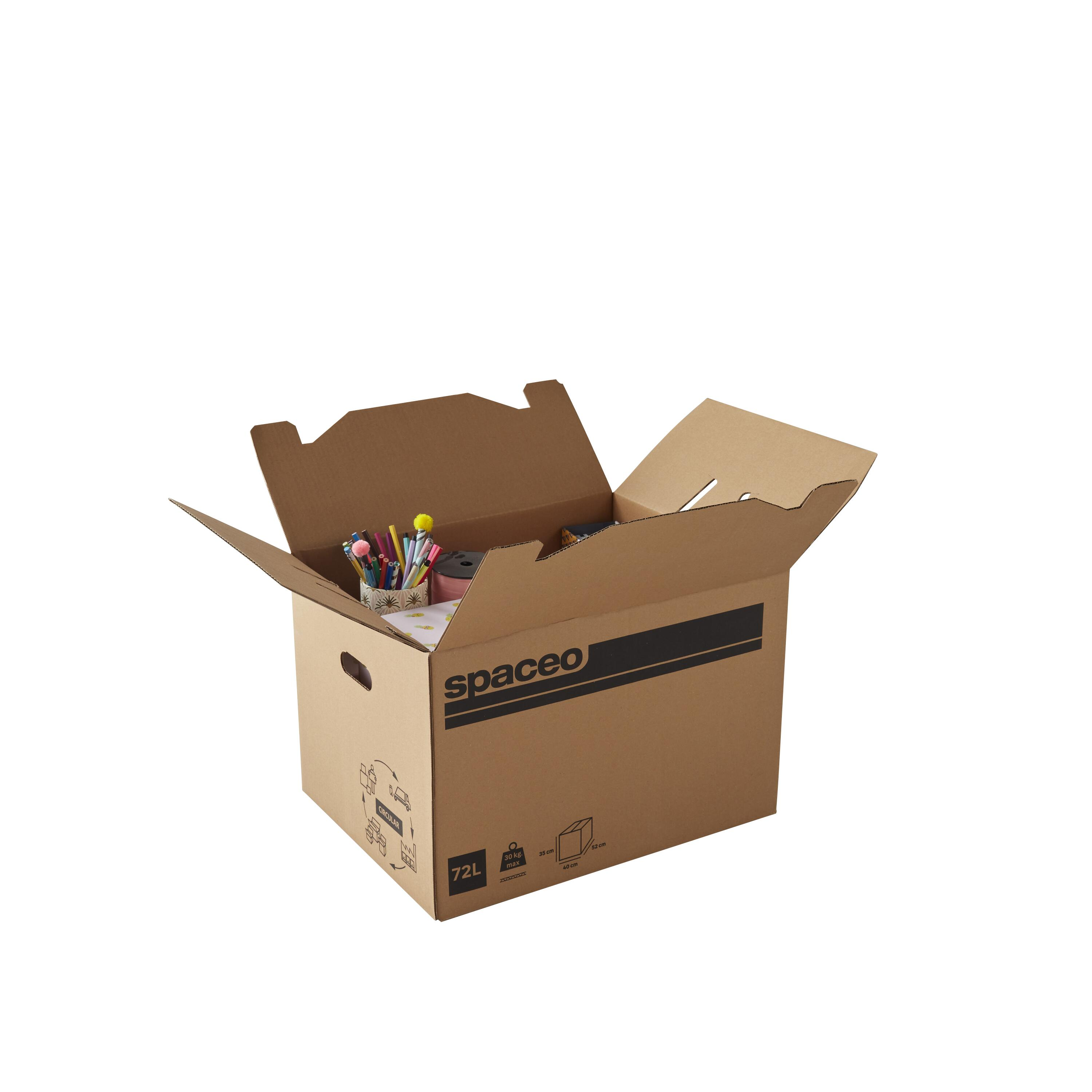 Carton de déménagement 72 l, l.52 cm x H.35 cm x p.40 cm - 7