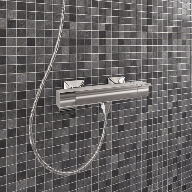 Mitigeur de douche thermostatique chrome, Studio, SENSEA