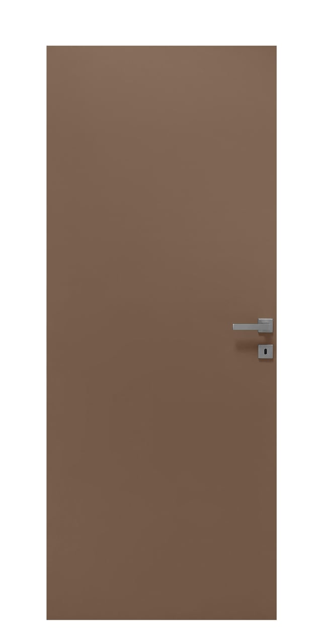 Bloc-porte invisible fleur de cloison, réversible, 73 cm
