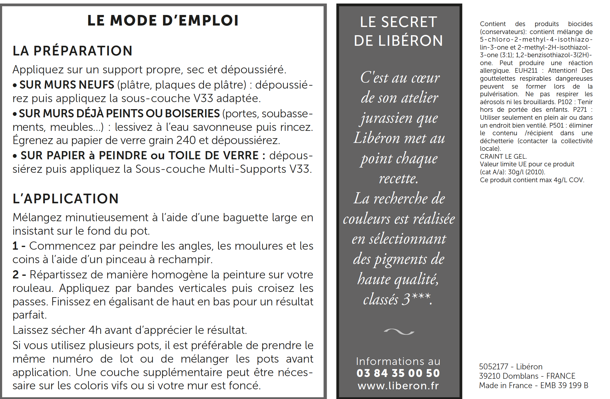 Peinture mur, plafond brun eiffel velours LIBÉRON Velours de peinture® 2.5L - 4