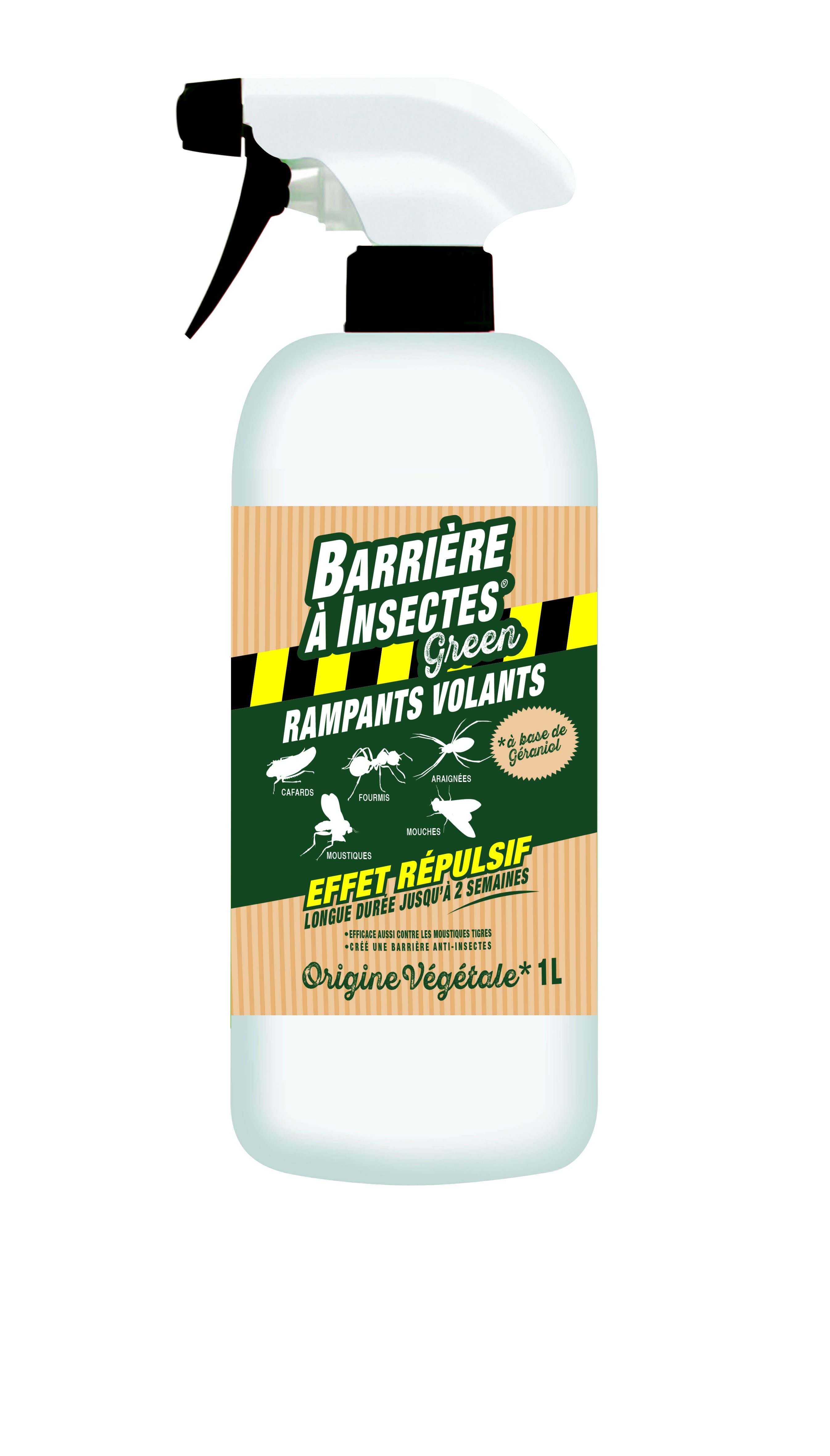 Barrière à Insectes Spécial Araignées 750ml + Kapo Choc Araignées Foudroyant - Protection Maison