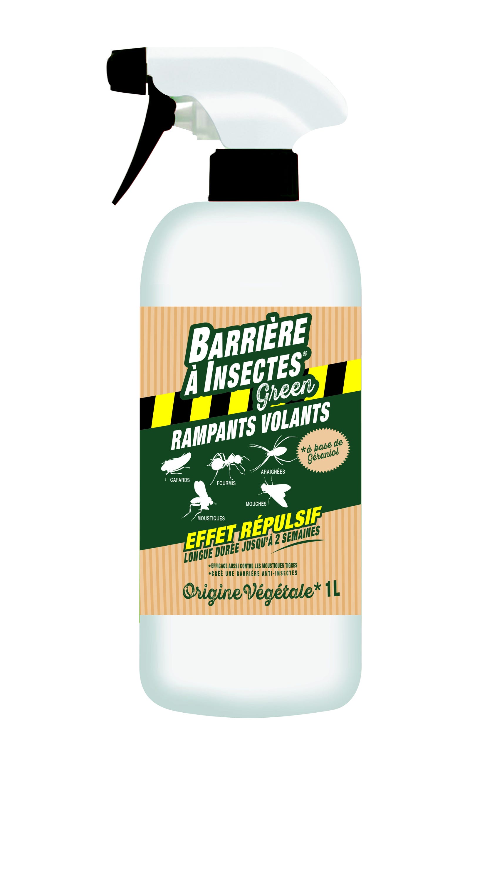 Barrière à Insectes Spécial Araignées 750ml + Kapo Choc Araignées Foudroyant - Protection Maison