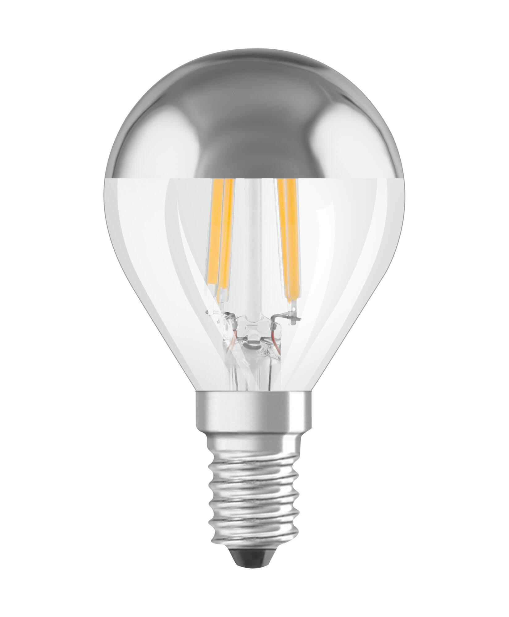 Ampoule led à filament décorative, rond E14, 350lm = 31W, blanc chaud — free download