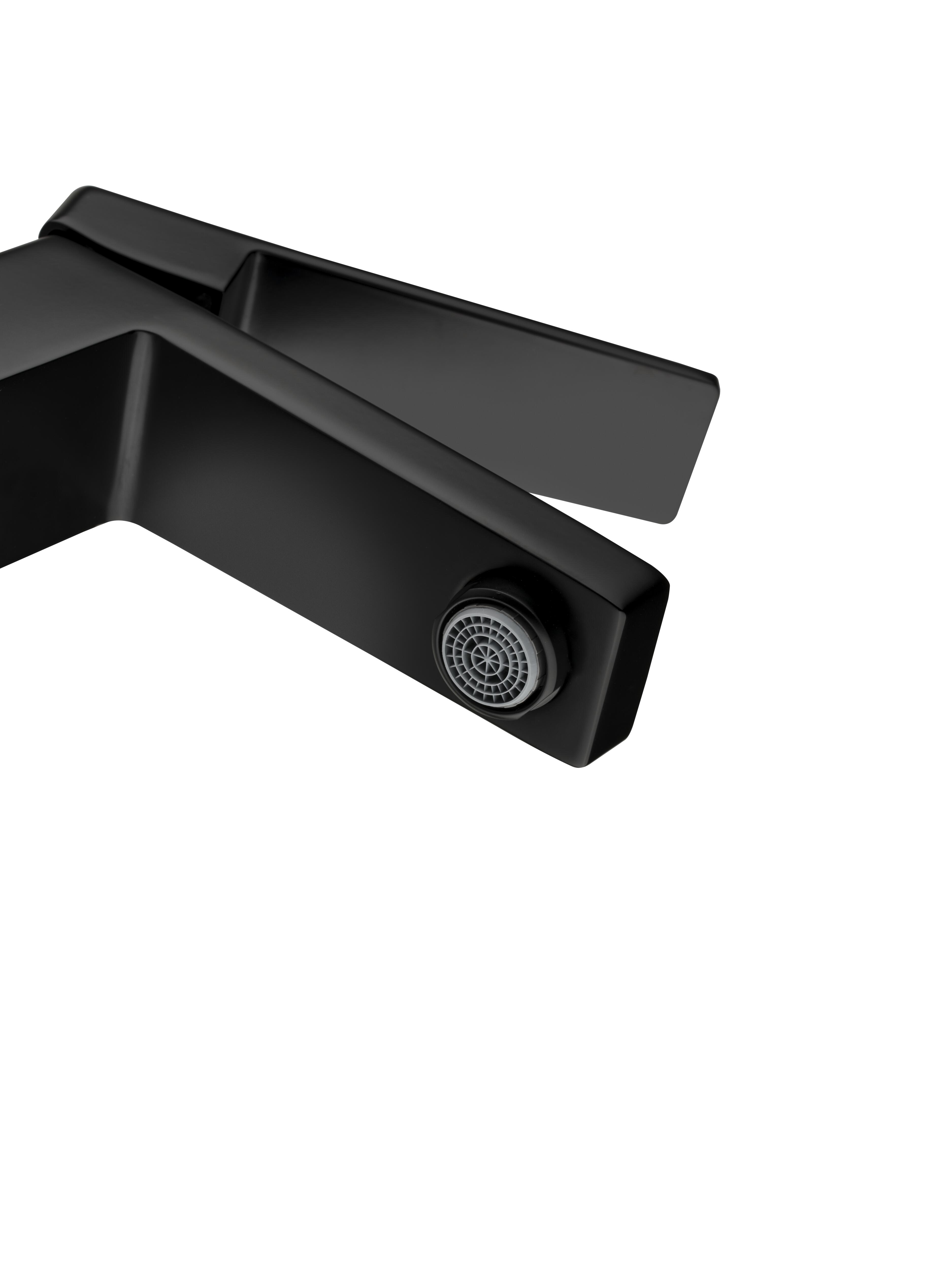 Mitigeur de lavabo noir M, Studio, SENSEA - 14