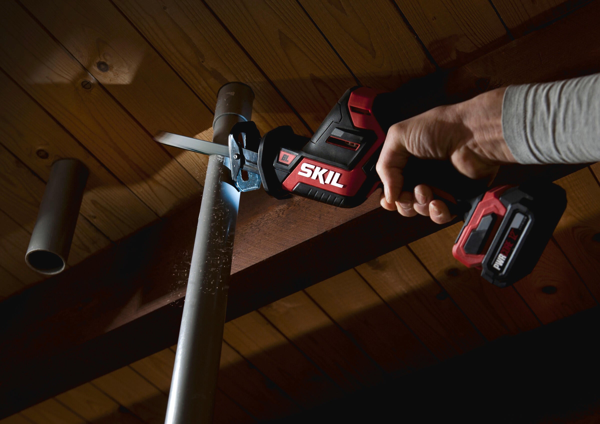 Scie sabre sans fil SKIL SW1E2481DA, 1 batterie, 12 V 2 Ah - 4