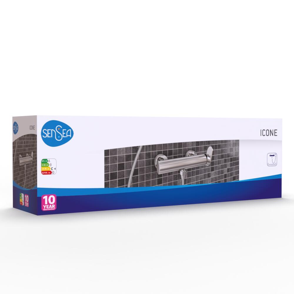 Mitigeur de douche mécanique chrome, Icone, SENSEA - 9