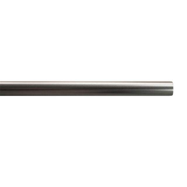 Tringle à rideau nickel Kali, L.200 cm, diam.20 mm, INSPIRE