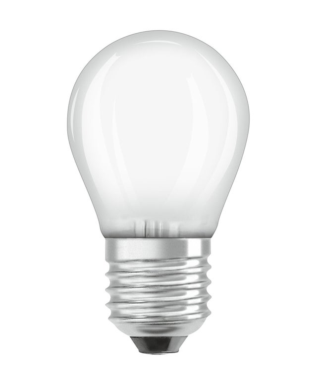 Ampoule sphérique E27, 470Lm = 40W, blanc chaud, dimmable, OSRAM