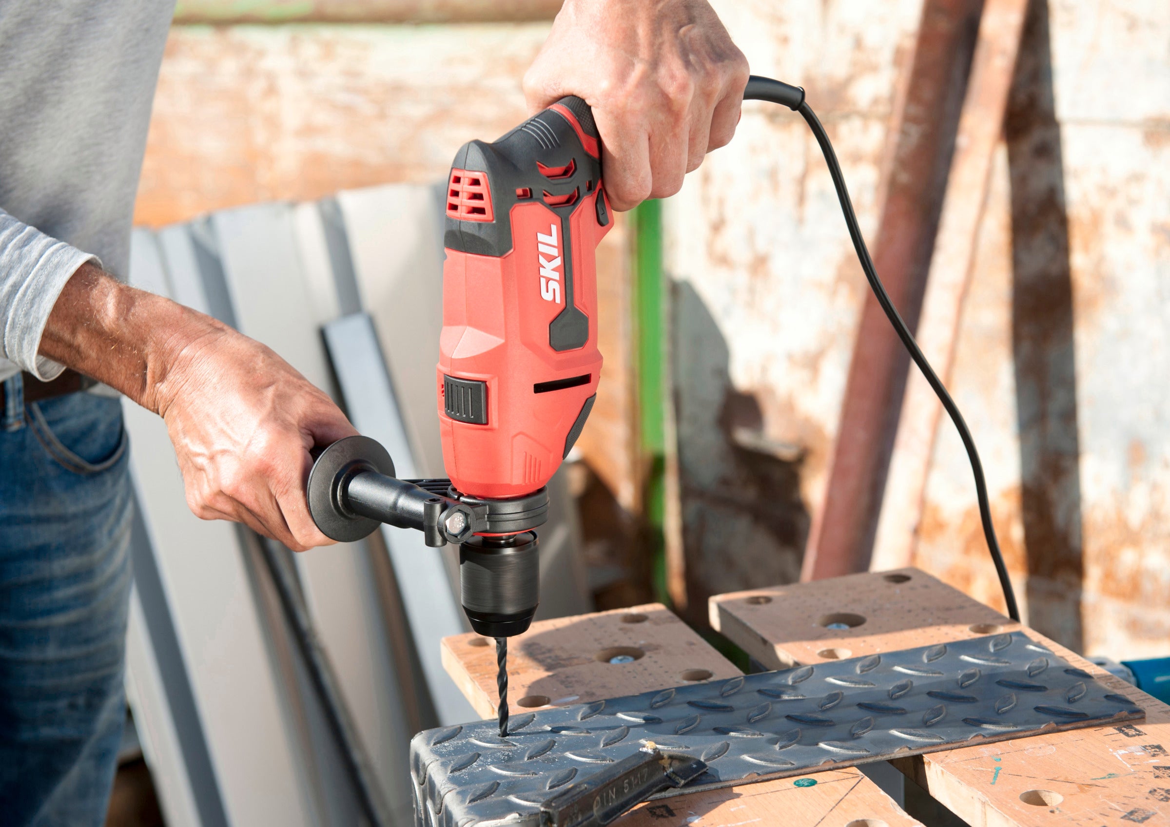 Perceuse à percussion filaire SKIL Hd1e6725ga, 710 W - 6