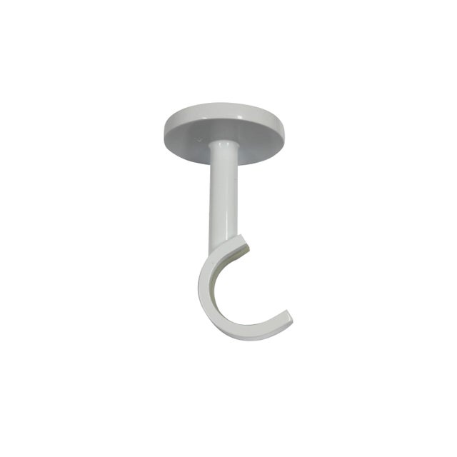 Support pour tringle à rideau Maya 28mm blanc peint INSPIRE
