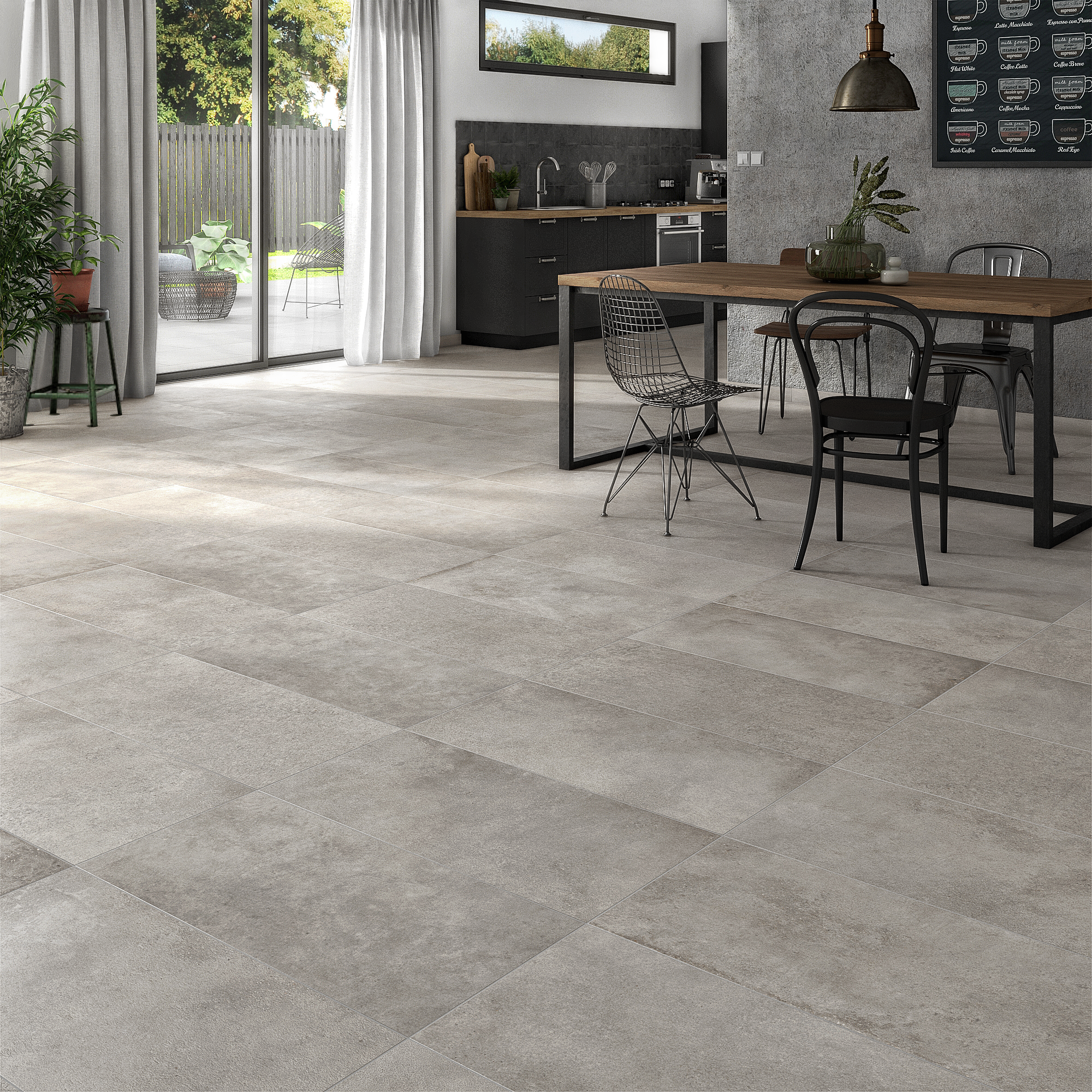 Plinthe, gris, Ht.  x L. 80 cm, Ep.8.5 mm - 2