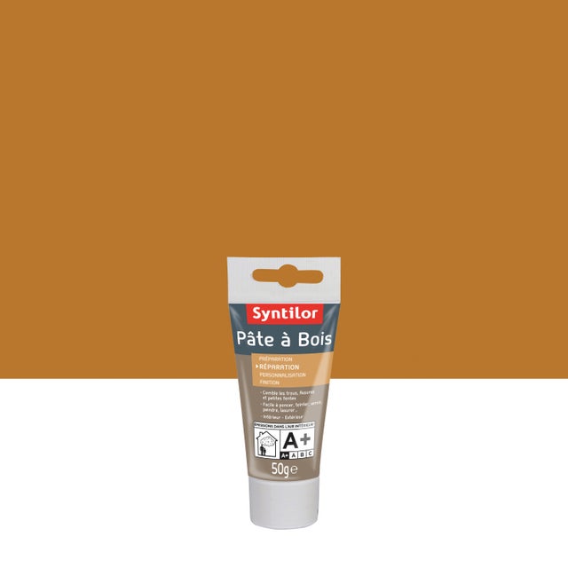 Pâte à bois , SYNTILOR chêne doré 50 g