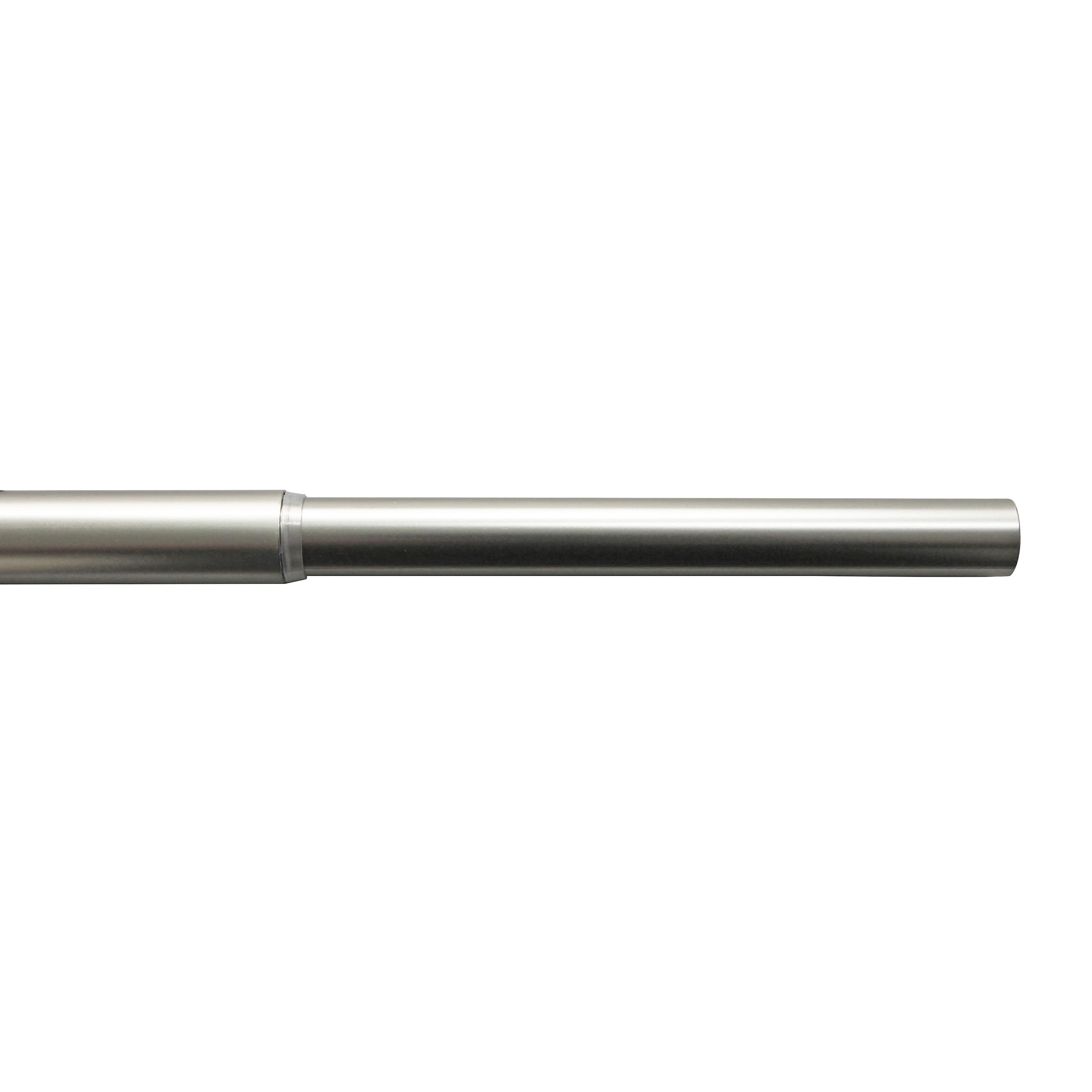 Barra cortina extensible 240 a 400 cm cromo mate d28 mm inspire