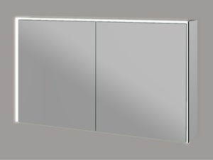 Armoire led Space de toilette lumineuse l. 120 cm H. 70 cm P. 20 cm, verre Space