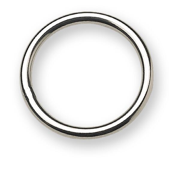 Lot De 4 Anneaux Ronds Soudés En Acier Inoxydable 304 - Dimensions M8 X 60 Mm - Pour Chaînes, Sacs, Gréement, Accessoires