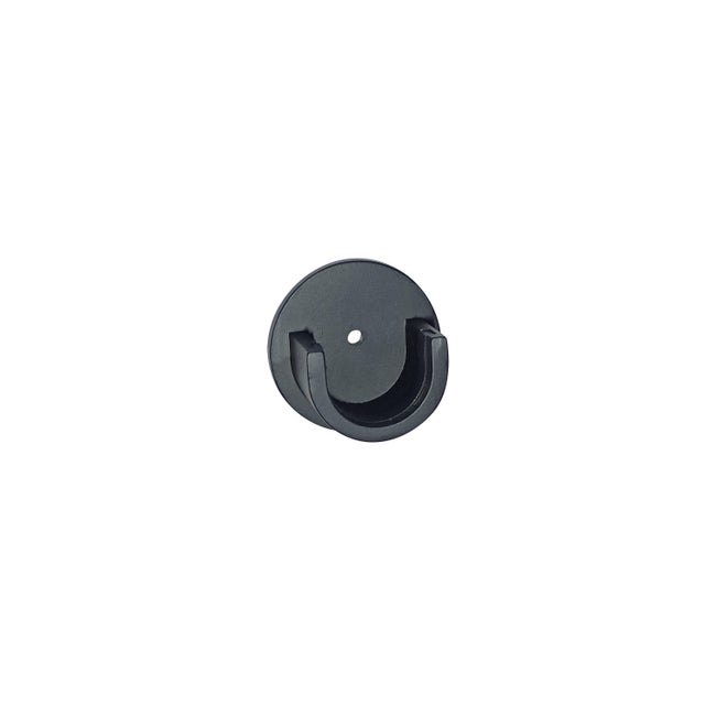 Lot de 2 supports tringle à rideau Graph, 28 mm noir peint INSPIRE
