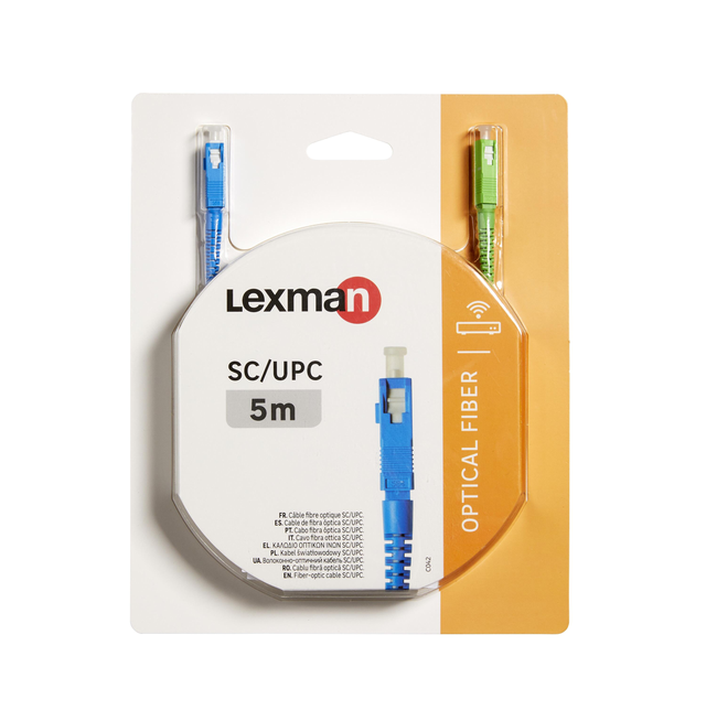 Câble fibre optique Free, 5m, sc/upc LEXMAN